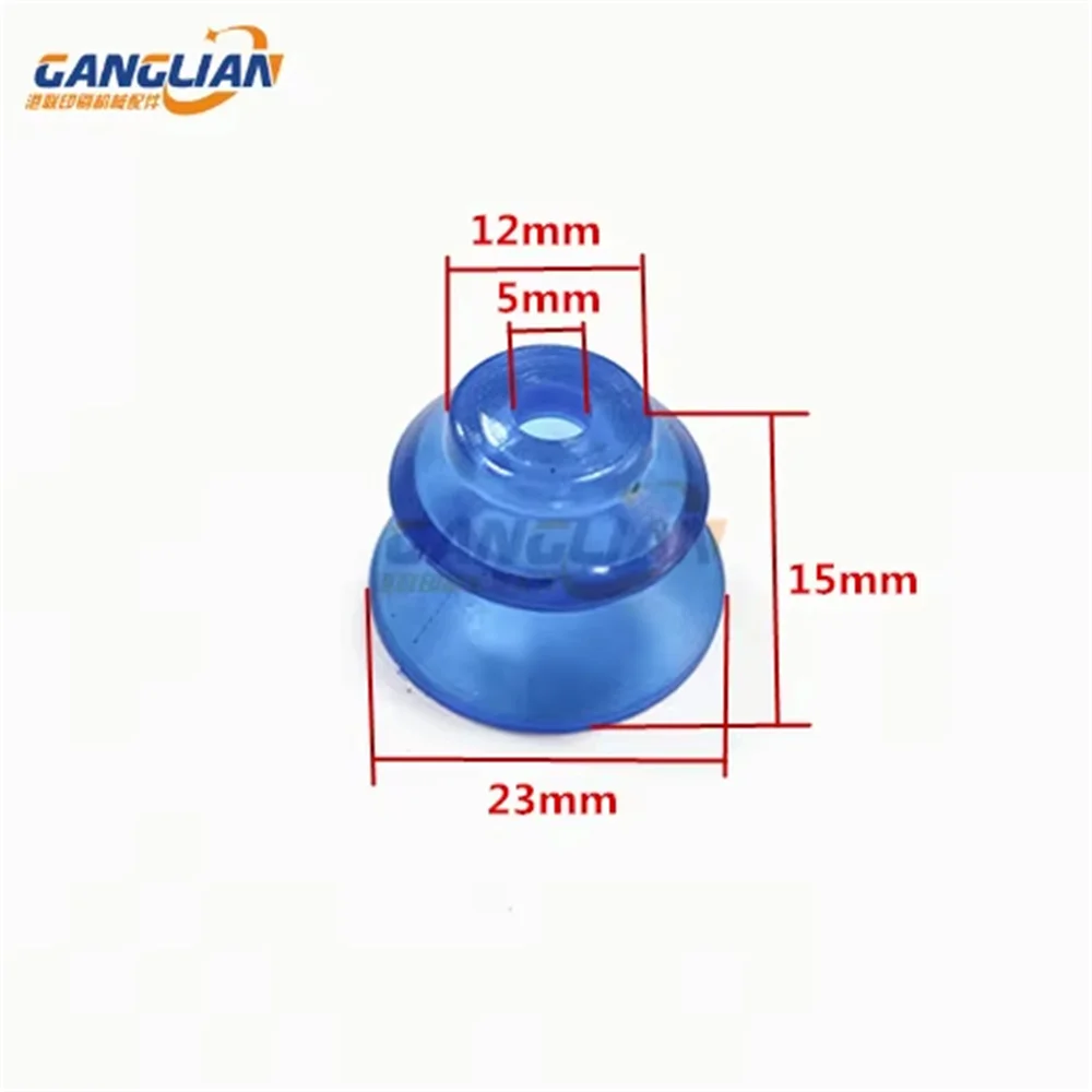 

100 Pieces Rubber Sucker Suction Cup Rubber Nozzle For Offset Printing Machine