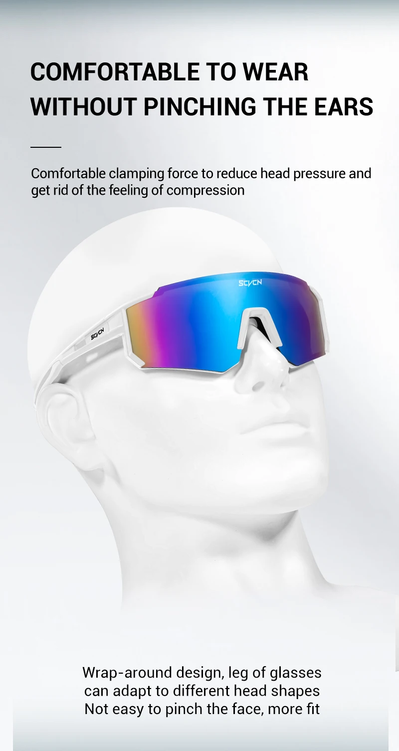 SCVCN Fahrradbrille Outdoor-Sportbrille Camping Reise Angeln Brillen MTB Fahrradbrille Rennrad Fahrradausrüstung – Detail 7