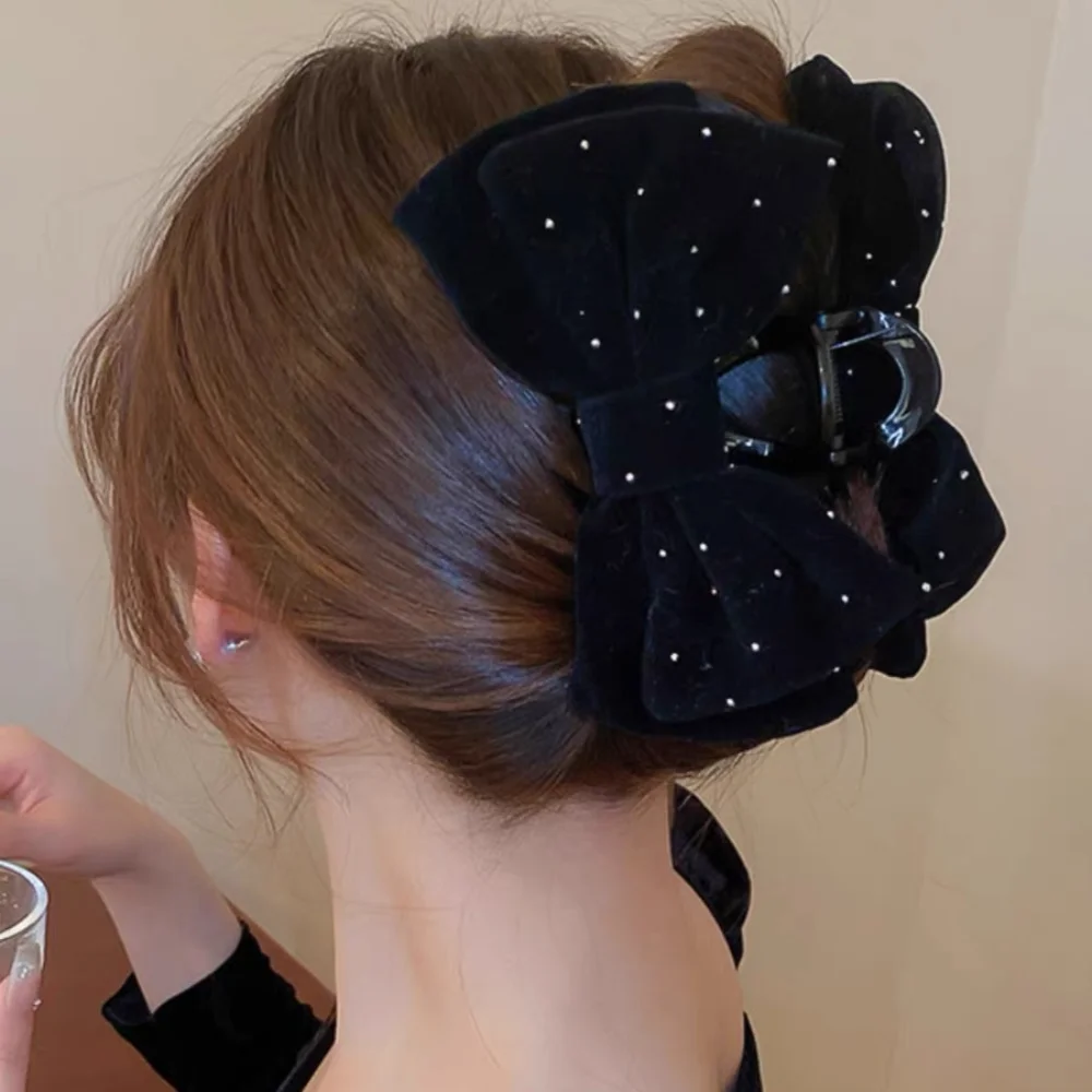 Decorate Cloth Fashion Simple Hairclip Bowknot Shape Bow Hair Clip Hair Accessories