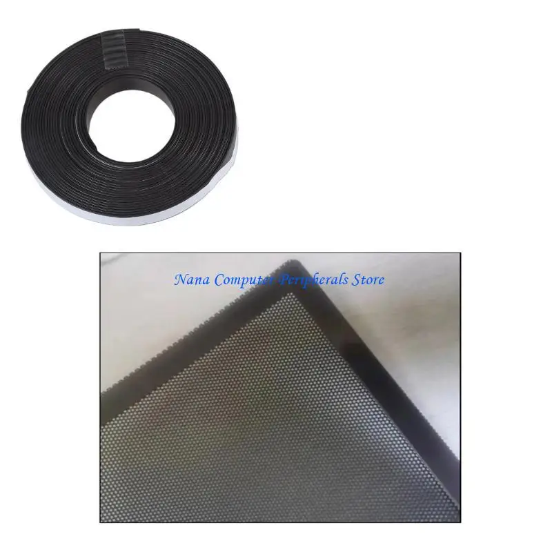 F68C Computer Chassis Fan Dust Filter Mesh PVC Computer Case Fan Dust Proof Filter