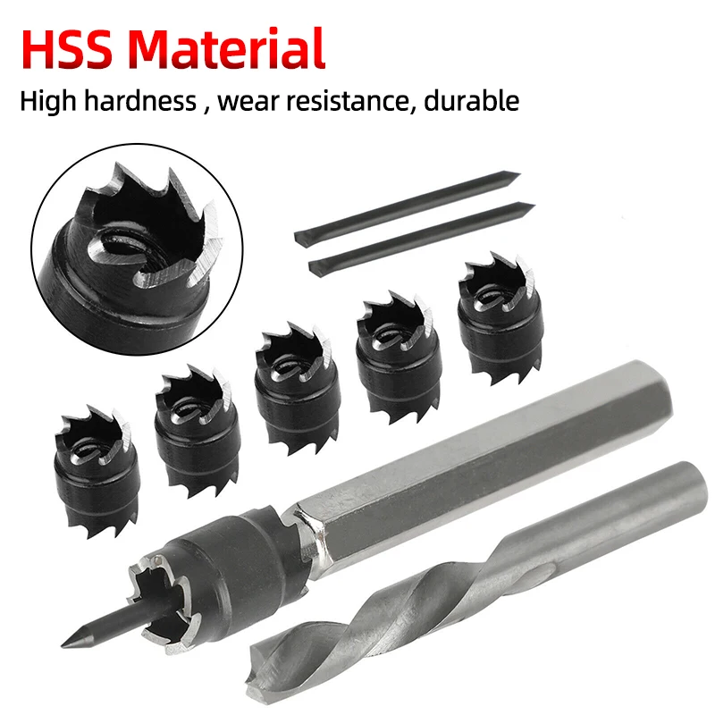 HSS Welding Remover Drill Double Sided Bits Metal Milling Cutter 6/8/9.5MM Spot Remover Sheetmetal Tool Accessories Hole Opener