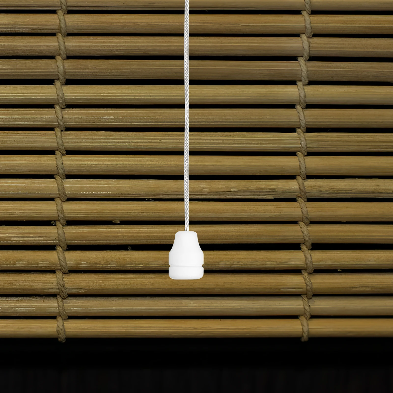 

12Pcs Wood Blind Cord Pull Accessories Four-Hole Wooden Tassels Knobs Window Blind Cord Pull Caps Decorative