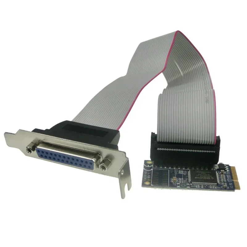 mini PCI-e to IEEE 1284 Parallel Card MINI-PCI Express to DB25 Printer LPT Port Adapter for mini ITX converter card