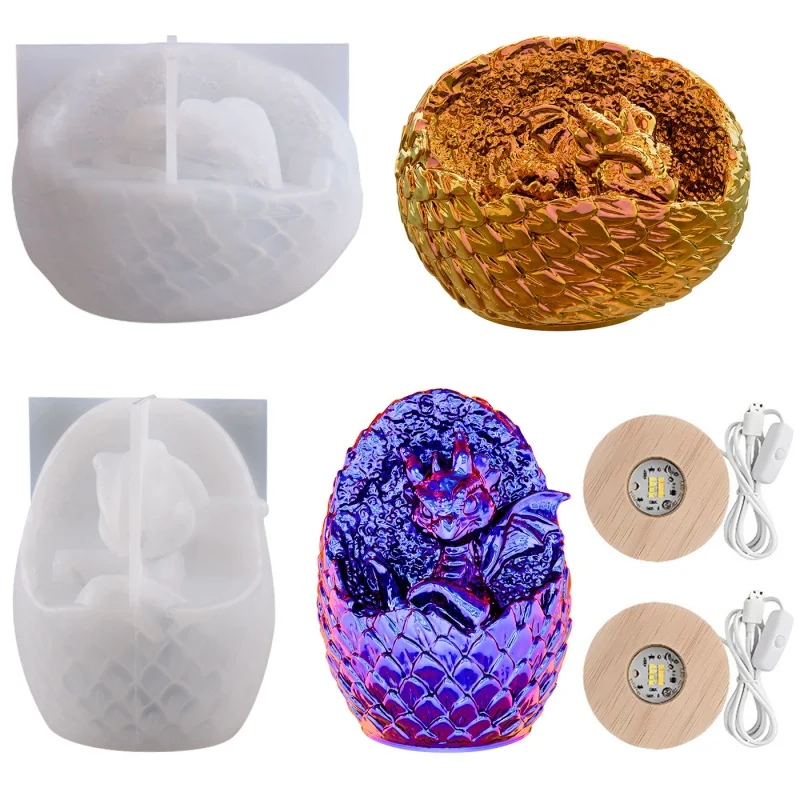 Epoxy resin mold three-dimensional specimen decoration round dinosaur nest dragon egg silicone