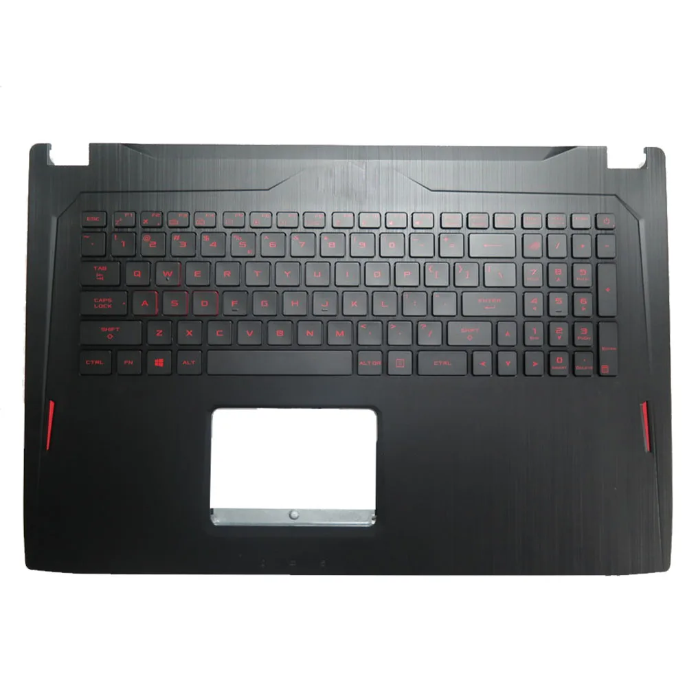 Imagem -01 - Laptop Palmrest And Keyboard para Asus Top Case Preta Estados Unidos Retroiluminado Gl702zc G702zc laptop palmrest and keyboard para asus top case preta estados unidos retroiluminado gl702zc g702zc 01