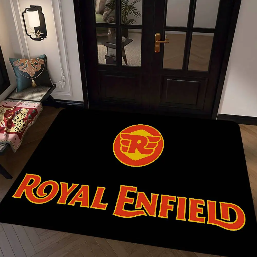 1PC Moto Racing Royals Enfields Door Mat Washable Non-Slip Living Room Sofa Chairs Area Mat Kitchen Doormat Area Rug view 6