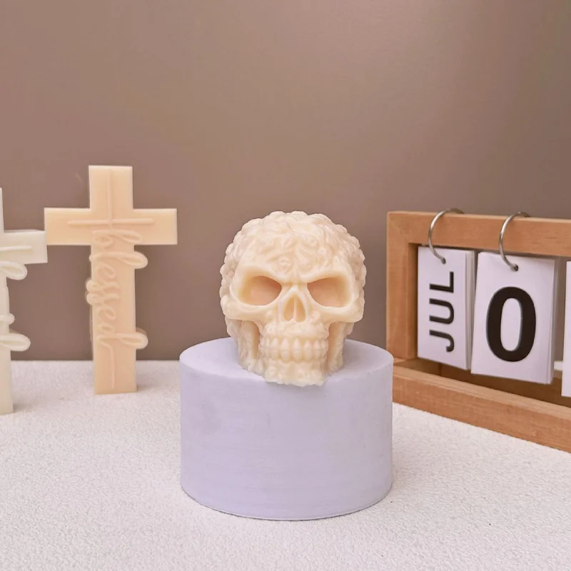 

Halloween Ghost Skull Candle Silicone Mold DIY Soul Mould Ornaments