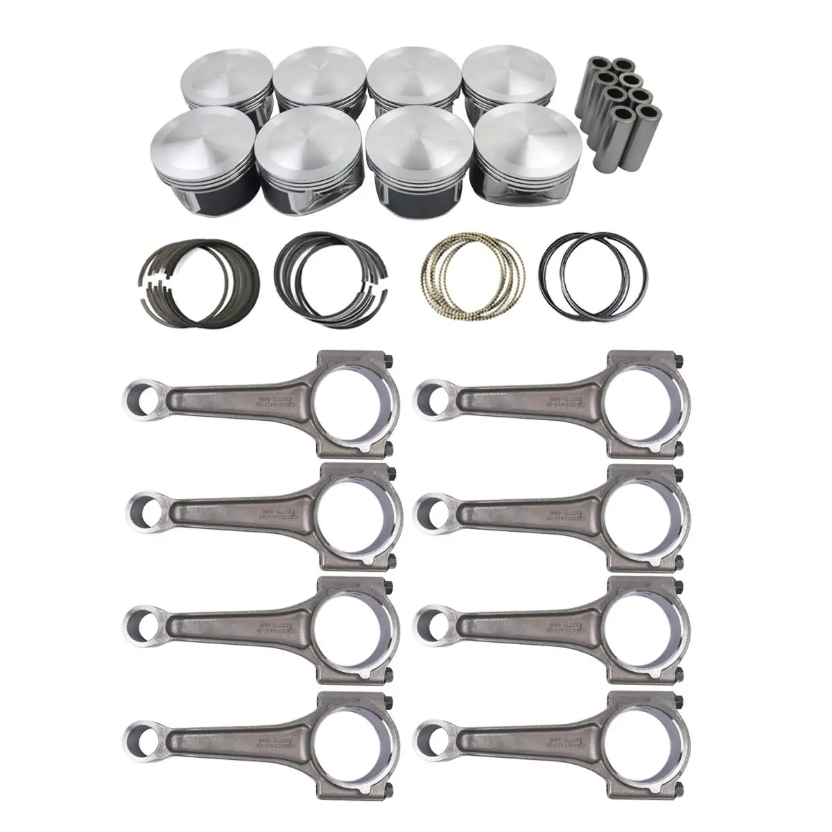 AP01 Pistons Connecting Rods Kit For Chrysler 300 Dodge Charger Jeep Ram 5.7L 2003-2008 53021538AD 5086002AA 5086002AB 5086010AB