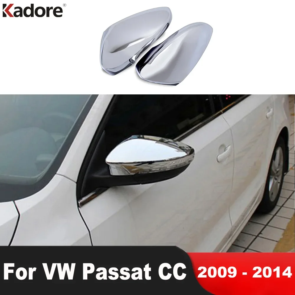 

For Volkswagen VW Passat CC 2009 2010 2011 2012 2013 2014 Chrome Car Rearview Mirror Cover Trim Side Wing Cap Covers Accessories