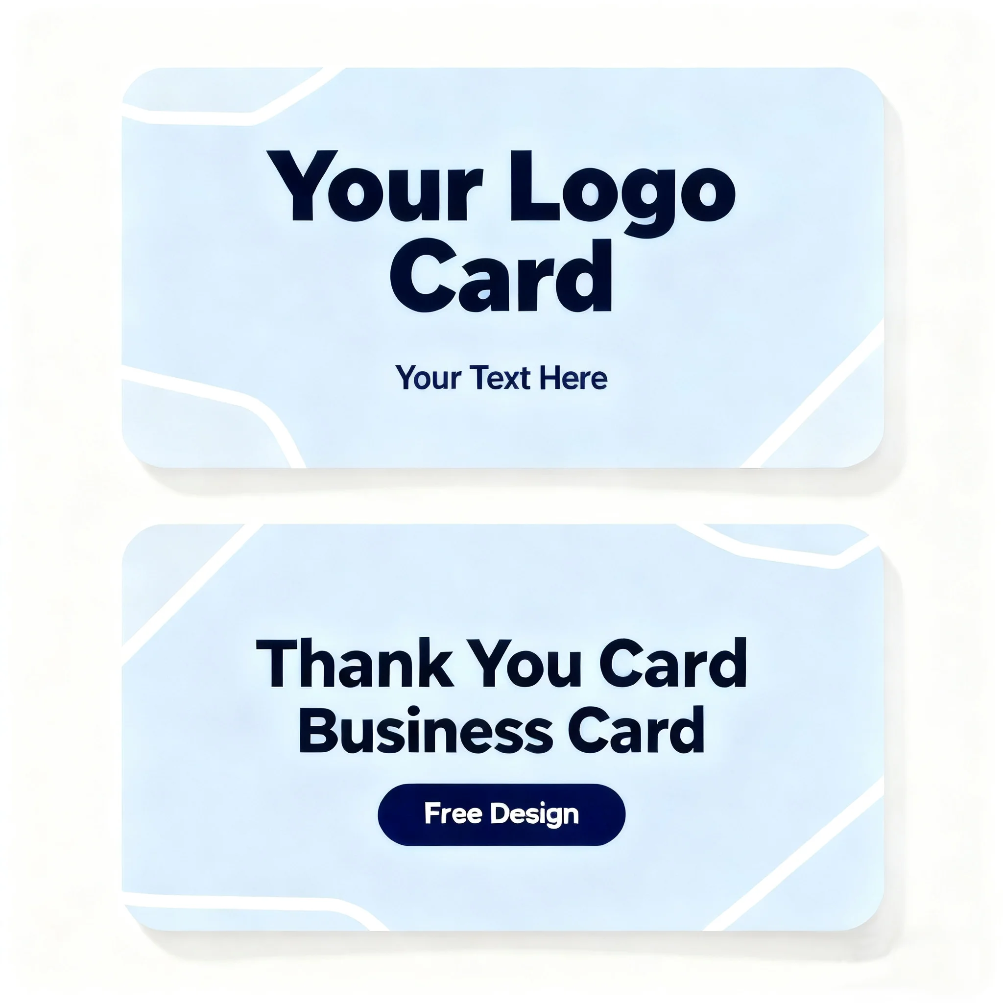 

Thank You Cards Business Cards - Customized Double Sided Printing for Wedding, Gift Decoration with Personalized Logo