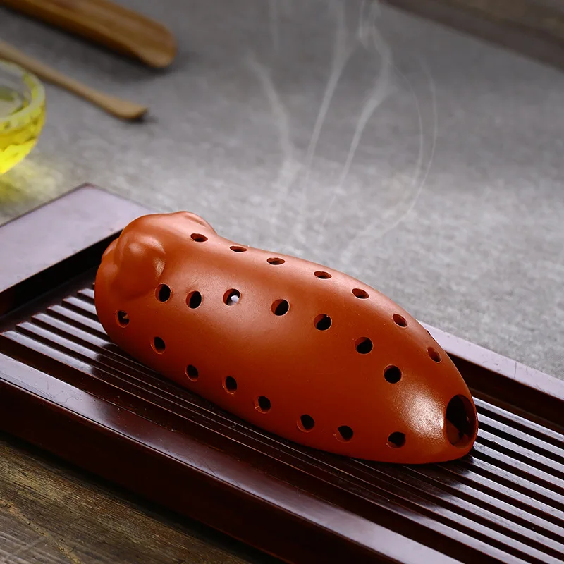 Lucky Pig Moxibustion Apparatus Hand-Made Original Yixing Clay Home Commonly Used Spare Hui Yin Cave Moxibustion Jar Home Privat