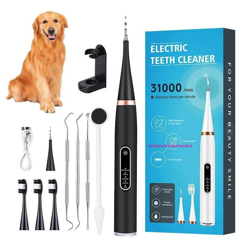 

Ultrasonic Dog Dental Cleaner Electric Toothbrush Cleanning Dog Teeth Plaque Remover Pet Dental Calculus Beauty Instrument