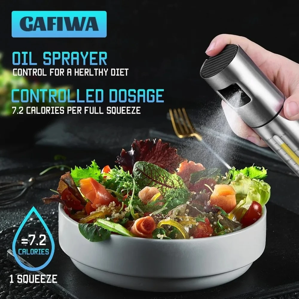 Fortschrittlicher Olivenölsprühgerät zum Kochen, Avocadoöl-Mister- Sprühflasche für Lebensmittel, Ölspender, Spritzerflasche für die Küche