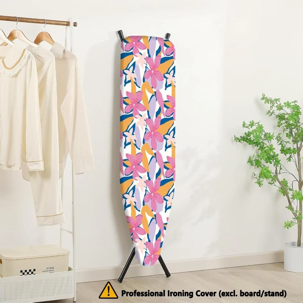 New Thickened Ironing Board Cover Stain Resistant Printed Ironing Board Pad Elastic Padded Universal Cover Laundry Supplies