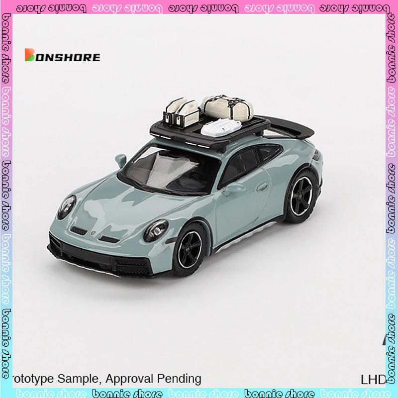 mini gt car model 1/64 Porsche 911 Dakar Shade off-road sports car model simulation alloy display cars model boy chrisrtmas gift