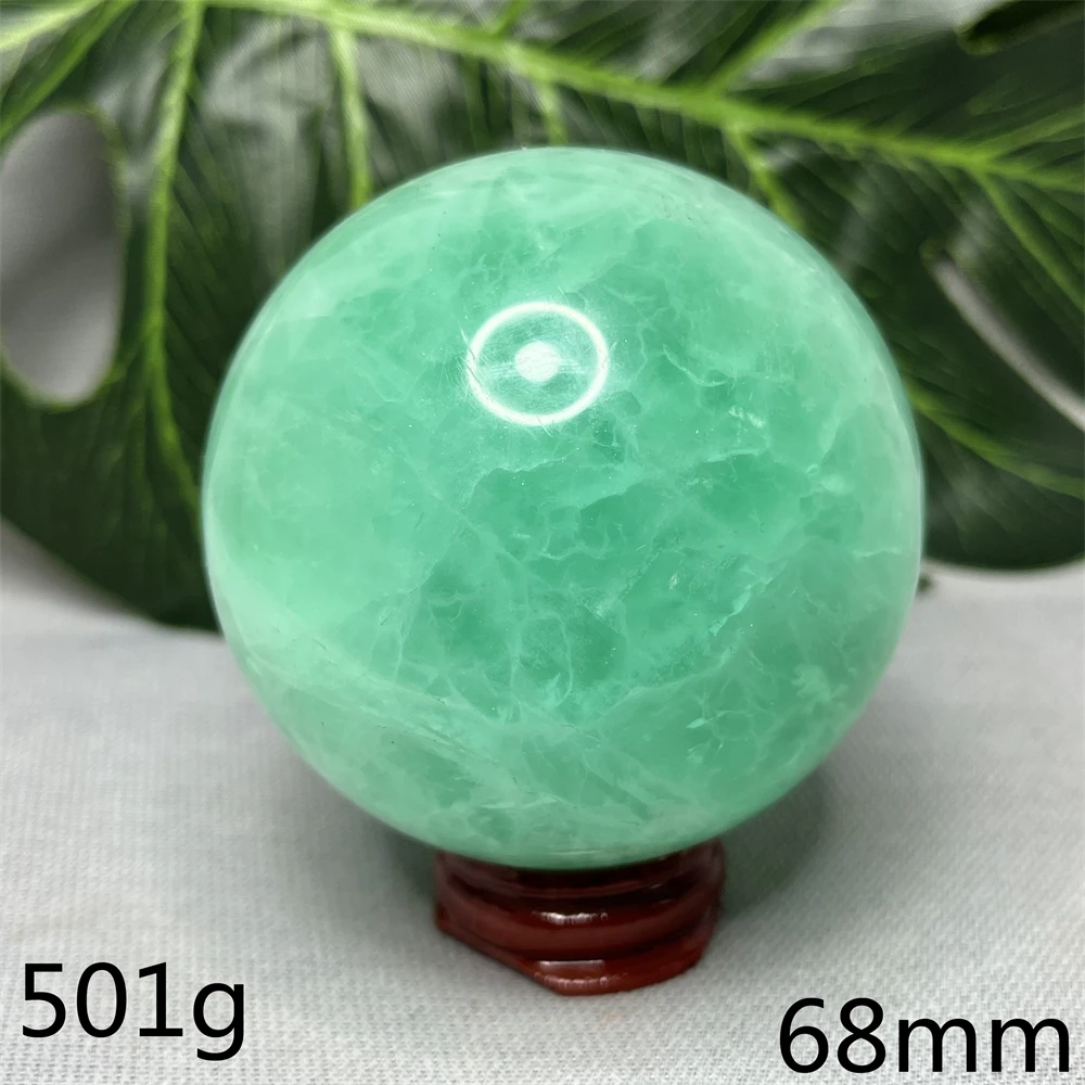 Natural Gemstone Ball Paraíba Blue Fluorite Ball Hand Polished Home Room Decoration Holiday Gift Witchcraft altar Prayer