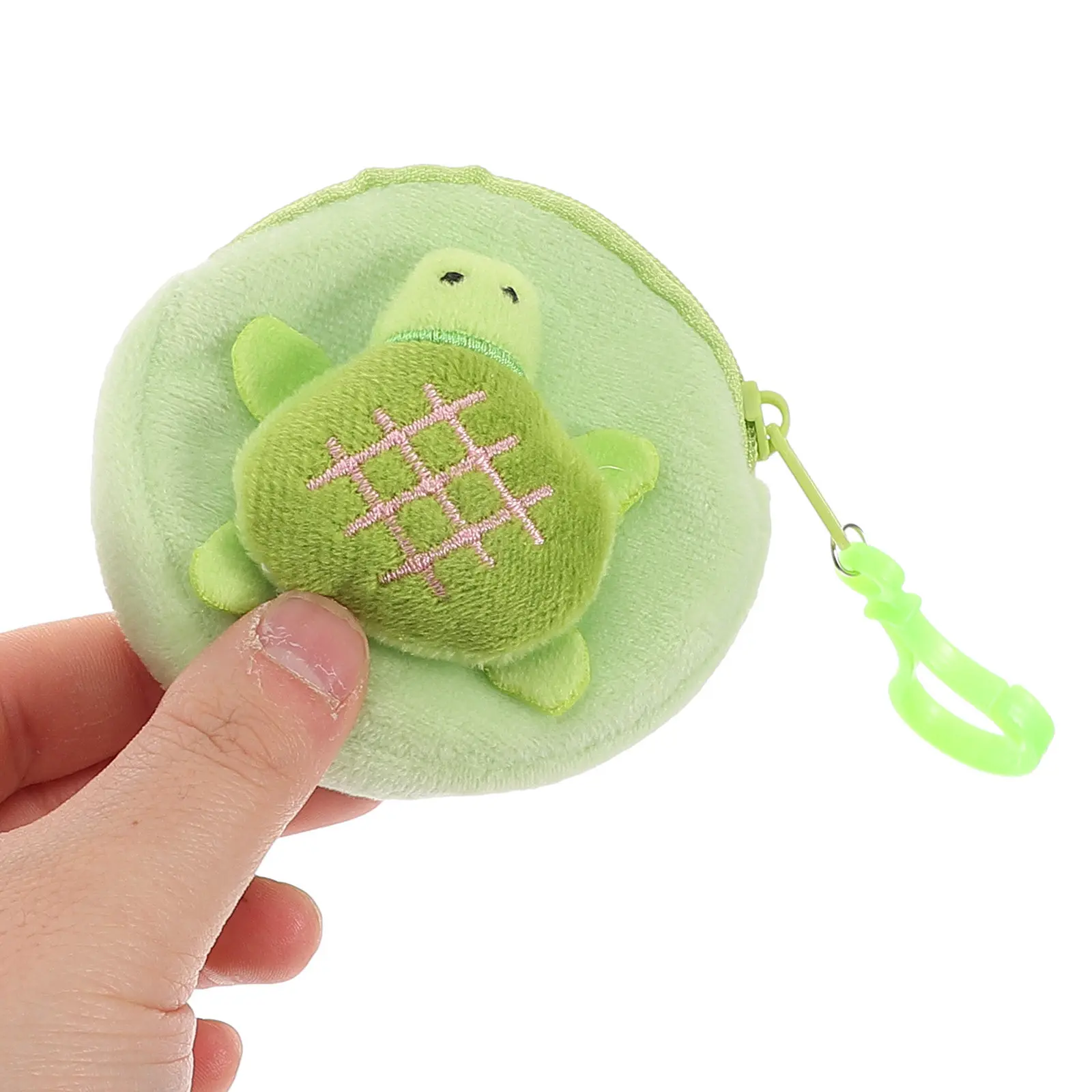 

Cute Small Cartoon Turtle Coin Purse Soft Zipper Wallet Small Change Storage Bag Keychain Pouch Kawaii Animal Coin Pouch