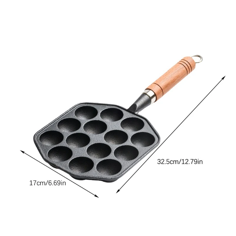 14 Cavities Aluminum Alloy Octopus Small Balls Baking Pan Home Multi-functional Cooking Tools