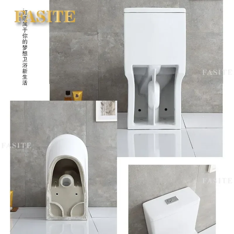 Ceramic Flush Toilet Silent Super Swirl Water Saving Siphon Large Diameter Bathroom Fixture Manufacturer Direct