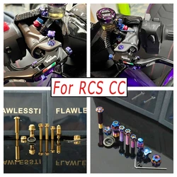 FLAWLESSTI Brake Clutch Master Cylinder Gr5 Titanium Bolts For Brembo RCS CC