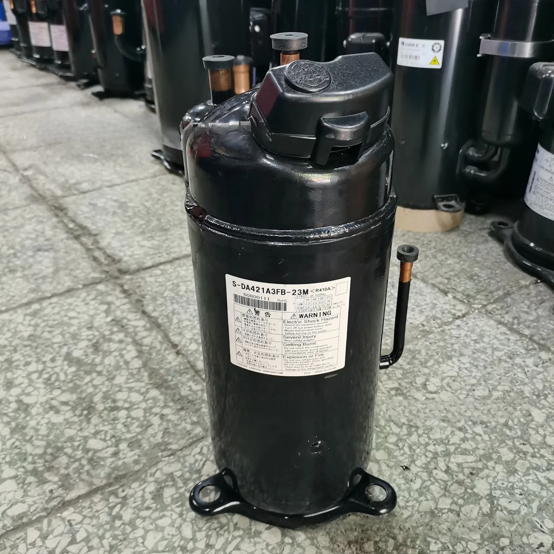 

DA421A3FB-23M 5P inverter air conditioner refrigeration compressor R410A/29M
