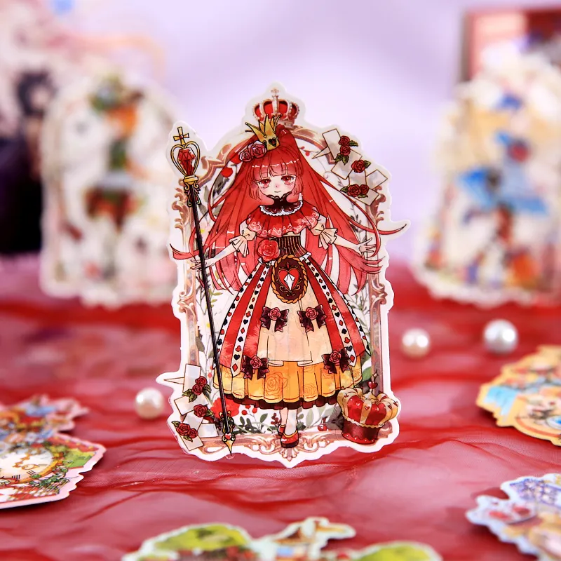 Kawaii 3D Cartoon Fairy Tale Story Miniature Scene MiniSticker Book DIY Handmade Collage Toy Game Sticker Children Festival Gift