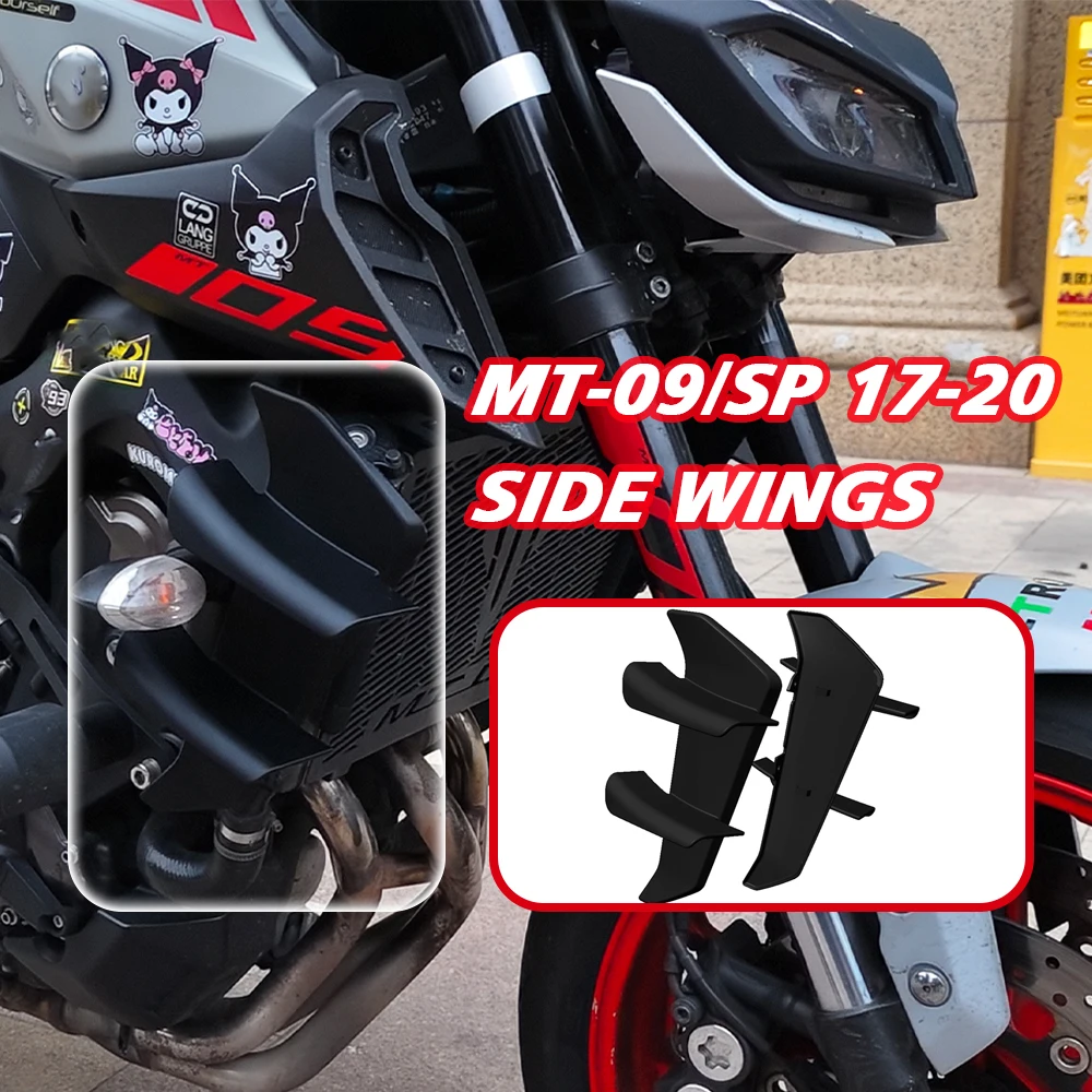 For YAMAHA MT-09/SP Side Wing Side Spoiler FRONTAL SPOILERS MT09 2017 2018 2019 2020 Front Spoiler Lower Spoiler Flank