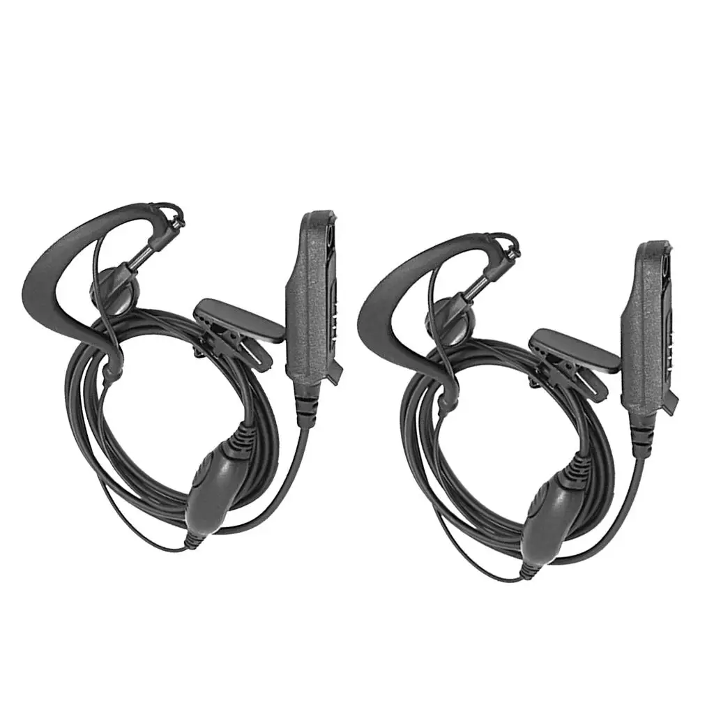 Noise Canceling Walkie Talkie Headset Waterproof Radio Earpiece Earphone for BF-UV9RPLUS BF-9700 Communication