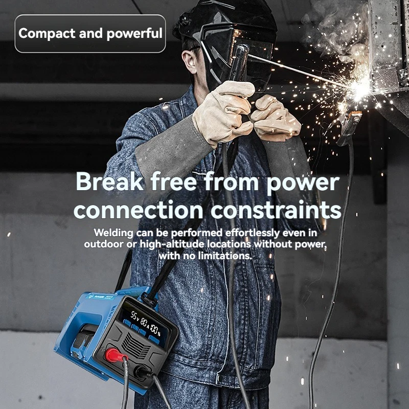 Wireless Portable Lithium Battery Welding Machine DC 36V-84V Small Welding Machine for Battery Repair