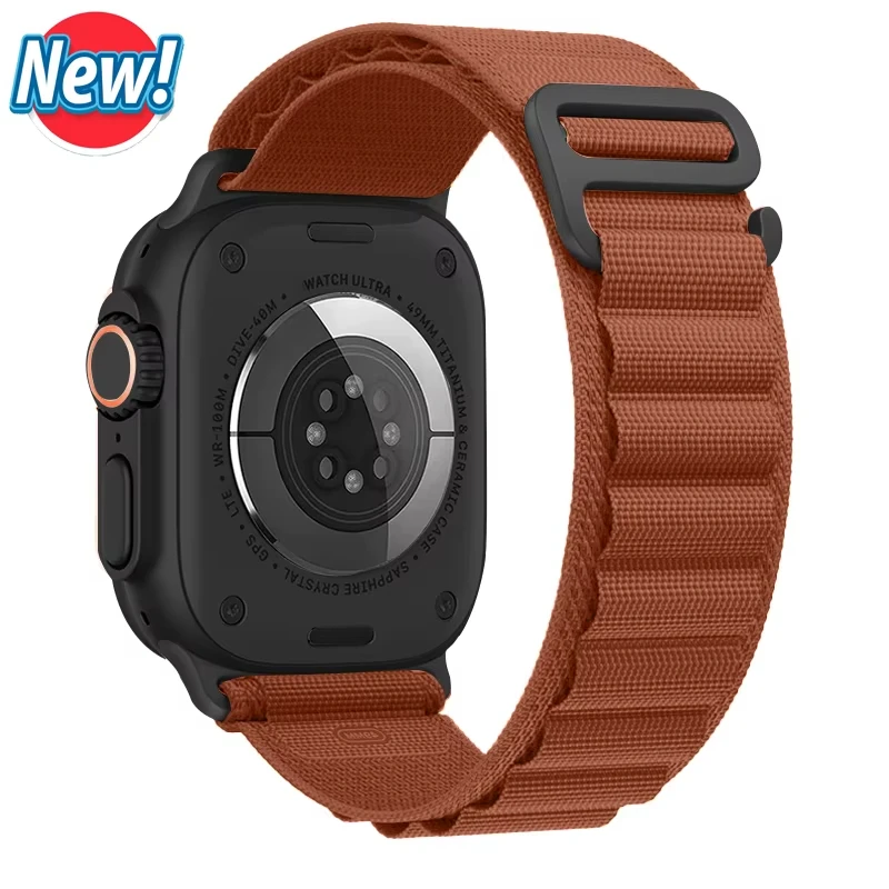 Alpine Loop voor Apple Watch Ultra 3 2 Band 49mm 44mm 40mm 41mm 45mm 42mm 46mm Armband Correa iWatch Series 9 8 7 SE 10 11 Band