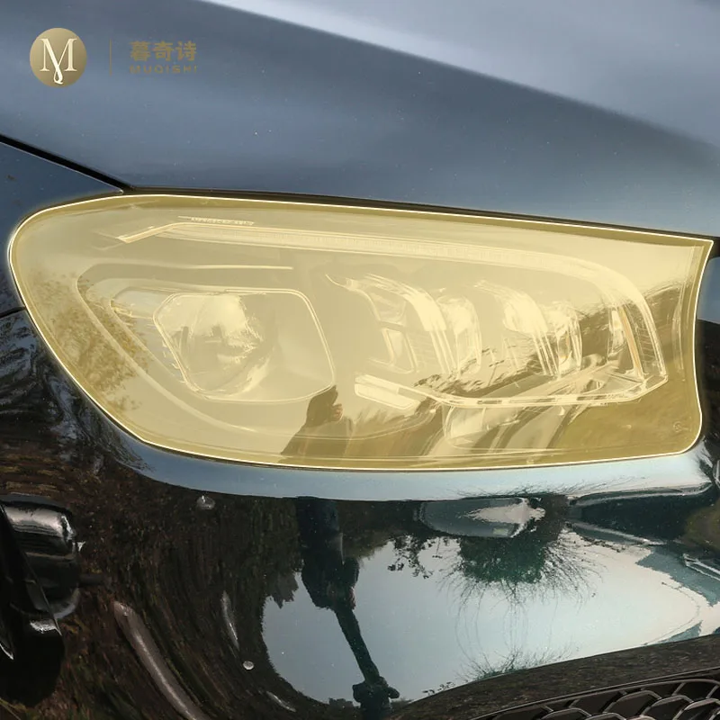 MUQSHI Pre cutting Car Exterior Headlights PPF transparent protective film TPU film refit For Mercedes Benz GLS X167 2021-2024