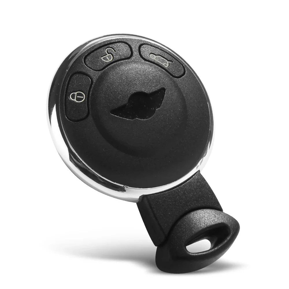 KEYYOU 5x Replacement 3 Buttons Remote Smart Card Car Key Shell Cover Case FOB For BMW Mini Cooper R56 2007-2014