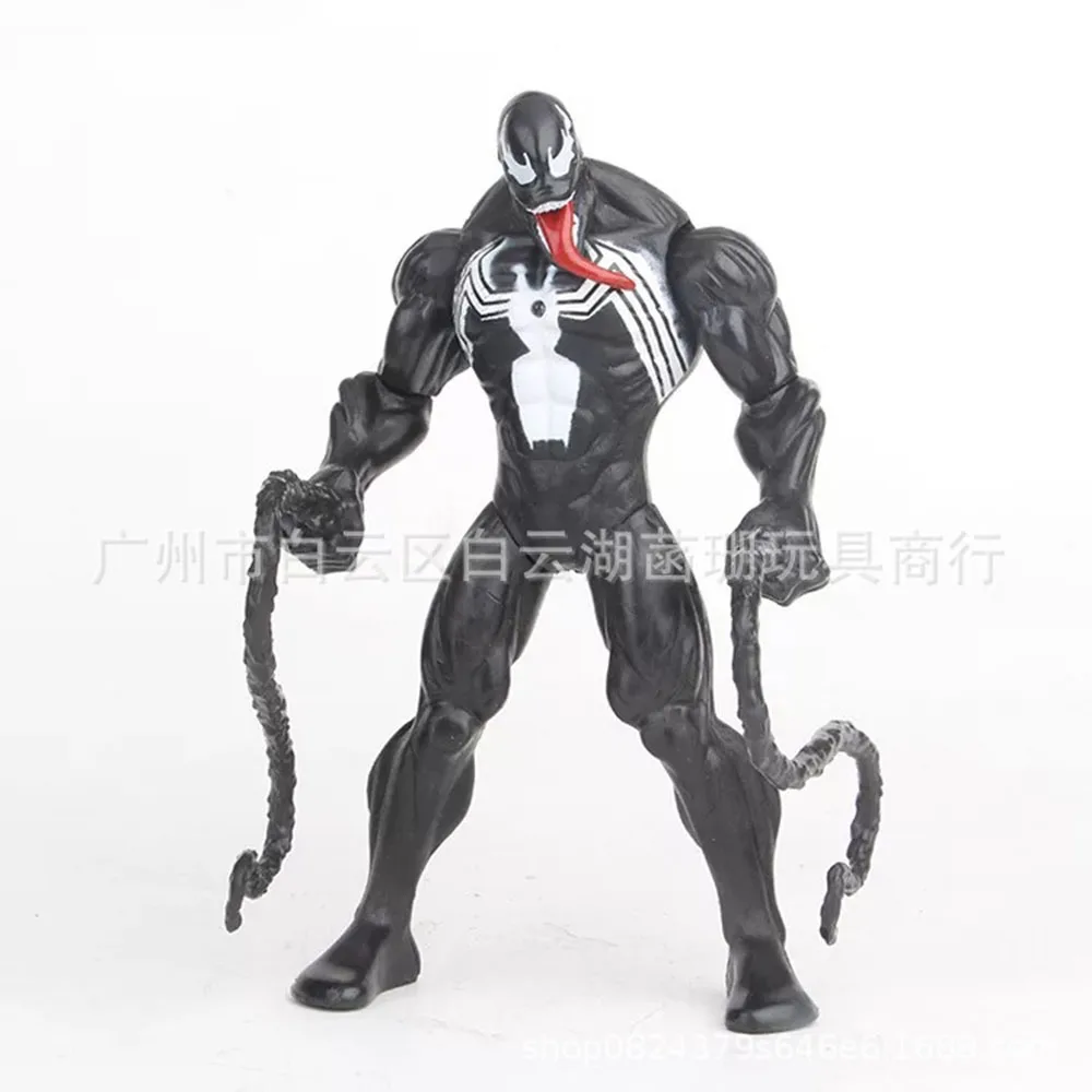 มาร์เวล VENOM พีวีซีเครื่องประดับตุ๊กตาขยับแขนขาได้รูปปั้นตุ๊กตาทำด้วยมือโมเดลร้อนของเล่นเด็กที่มีเสน่ห์คริสต์มาสของขวัญวันเกิด