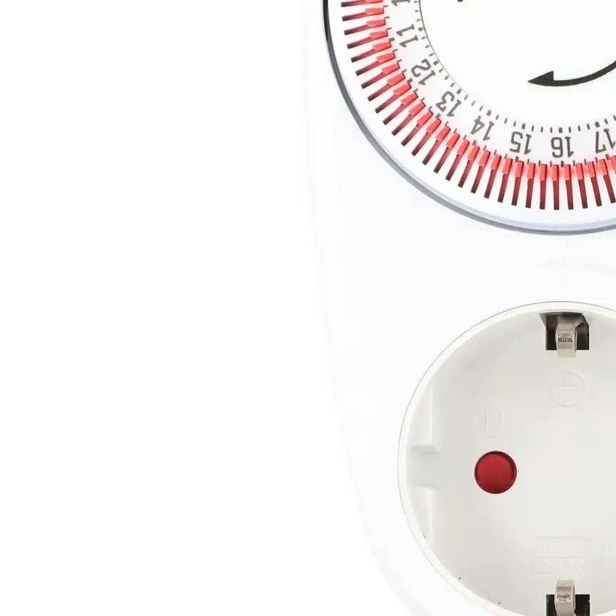 Mechanical Timer Socket 24 Hour 15 Min Program 16A 3680W For Household Appliances European Standard Relay Switch