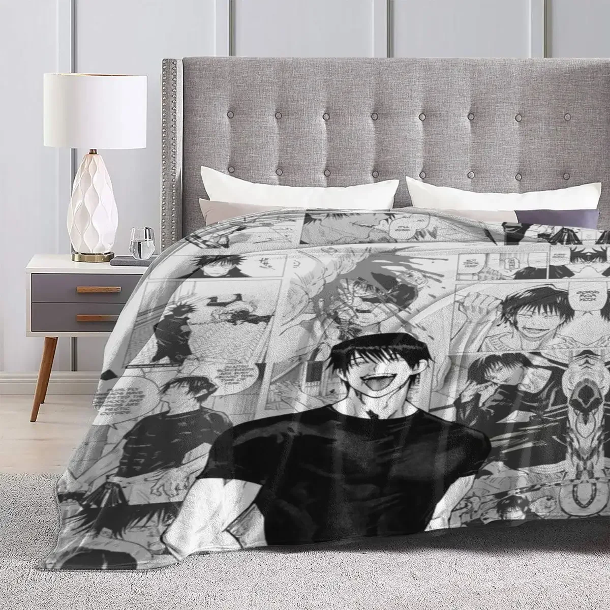 Anime Flannel Blanket Quality Super Soft Laugh Throw Blanket Autumn Travel Chair Sofa Bed Cute Bedspread