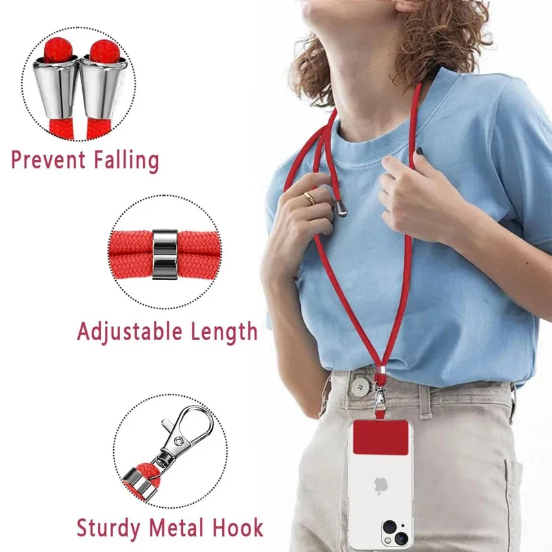 Universal Adjustable Phone Lanyard Strap, Anti-Lost