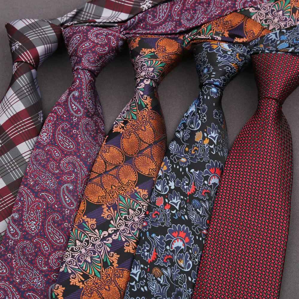 Luxuriöse Herren-Krawatte mit Blumenmuster für Hochzeitsanzüge, Hemden, Jacquard-Geschenk-Krawatte für den Bräutigam, Freizeitkleidung, Business-Party-Outfit