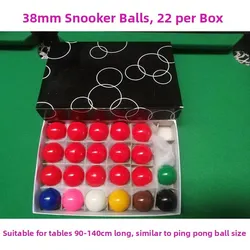 38mm Snooker Billiard English Billiards Snooker Balls For Children