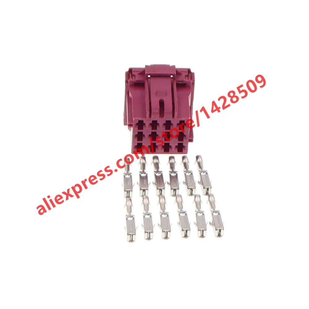 1 Set 12 Pin 3.5 Series Car Wire Socket Automotive Headlight Plastic Housing Unsealed Connector 5-968972-1 Electrical Plug