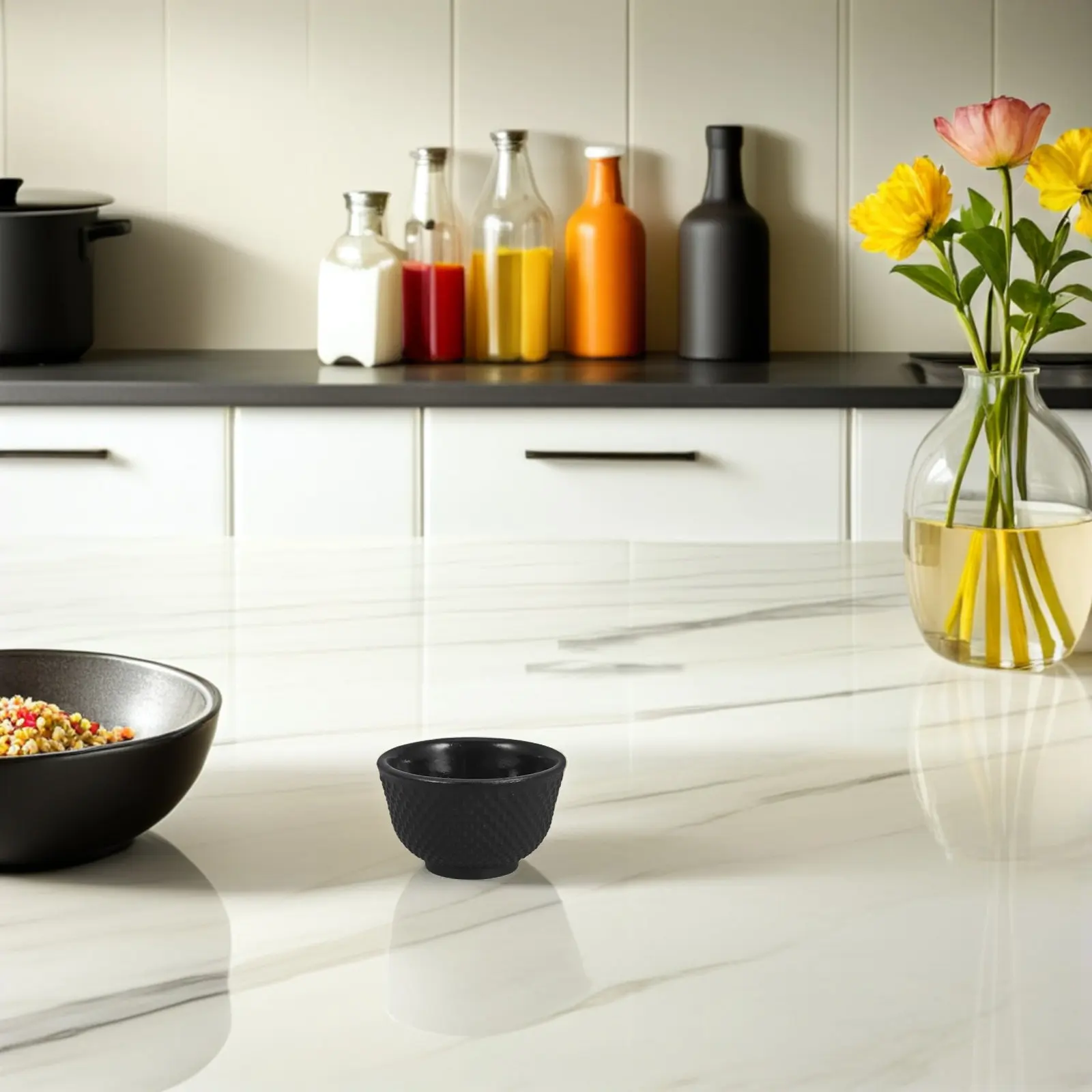 

Набор из 2 маленьких чугунных чайных чашек (35 мл) в ретро-стиле, декоративные чашки для чаепития, традиционные китайские чашки для кунг-фу для ежедневного использования