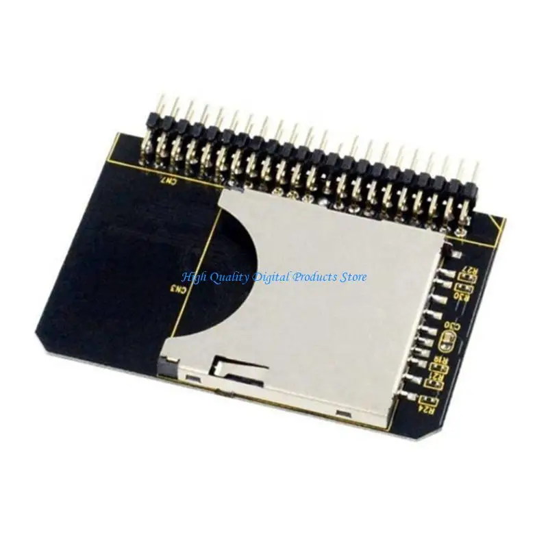 

U2JE IDE 44Pin Adapter 2.5Inch Male 2.0mm Connectors Memory Card to IDE Adapter for Laptops Supports SDXC Memory Card