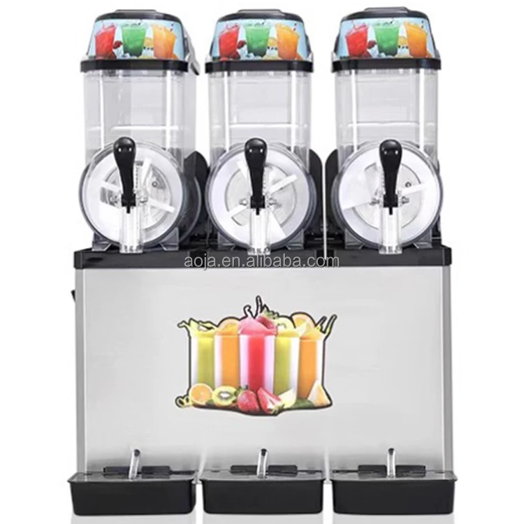 

AOJA Wholesale 1/2/3/ Tanks Ice Slush Slushie Tea Puppies Machine Commercial Use Compressor Snow Melting Froze Machine