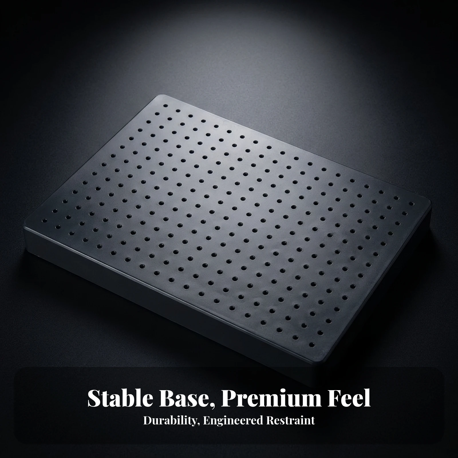 Perforated Base Stand Sturdy Model Painting Stand Plastic Painting Base Rectangular Compact for Modelers, Workbench