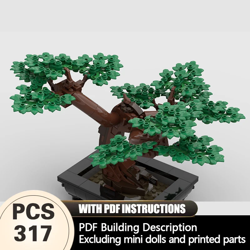 

Creators Plant Series Model MOC Building Bricks Large Tree Bonsai Modular Technology Gifts Holiday Assemble Children Toys Suit