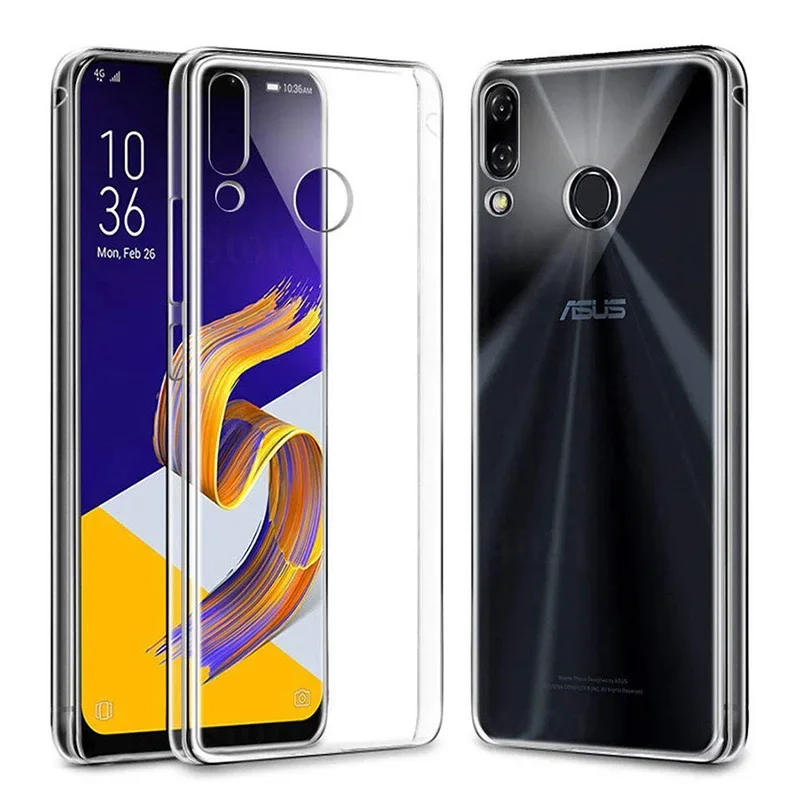 Original clear TPU cases for Asus ZenFone 5 Z zs620kl ze620kl ZB663KL soft silicone full cover phone back fundas transparent gel