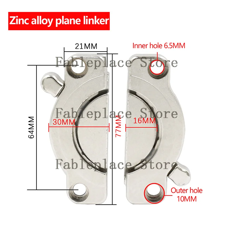 1 Set Woodworking Fastener Furniture Hinges Tabletop Connector Table Buckles Desk Combination For Wardrobe Cabinet Folding Shelf