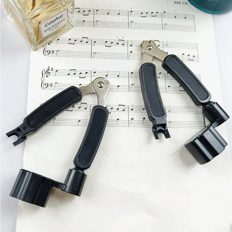 Guitar String Changing Parts Set Copper Guitar Strings with 3 IN 1 Multifunctional String Changing Tools for Guitars Ukulele ZYF