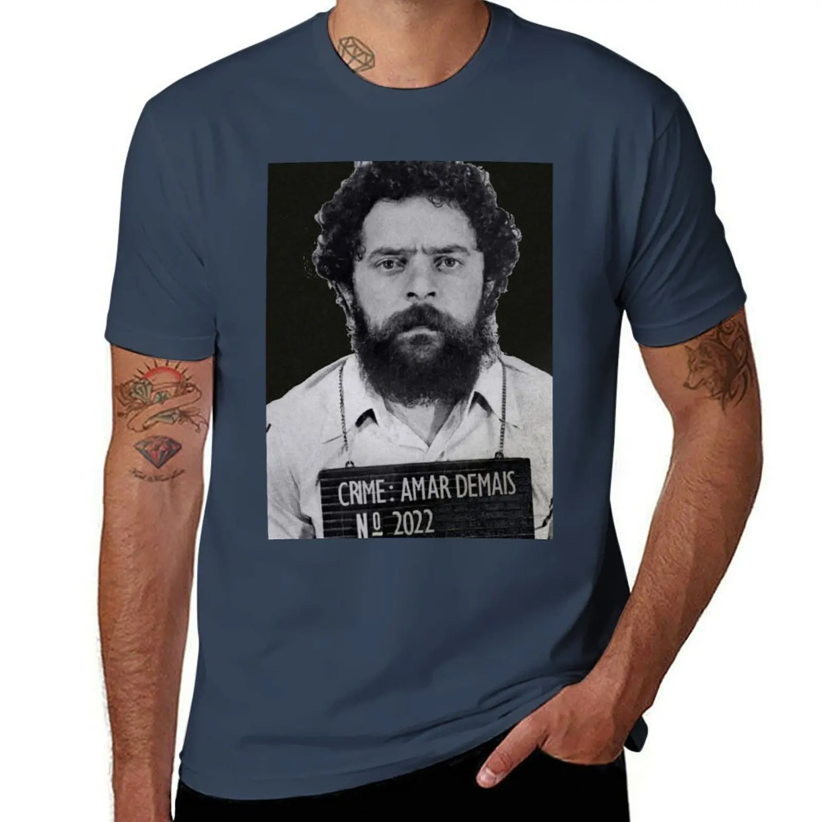 Lula presidente camiseta para homem algodão t camisa homem algodão t camisa impressão personalizada