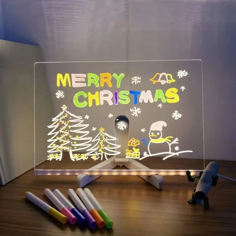 LED display rechargeable lighting DIY manufacturer manufacturing acrylic writing board night market advertising building