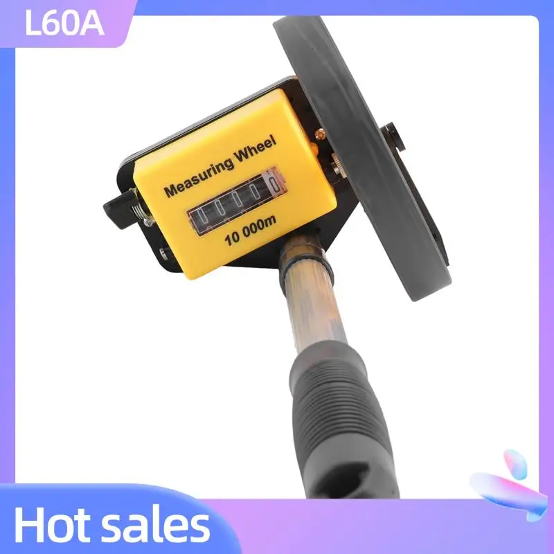 

L60A 3X Measuring Wheel Distance Wheel Measurer Wheel Tpr Plastic 17.72 X 6.3 X 5.51In For Surveyors(Small Wheel, 12)